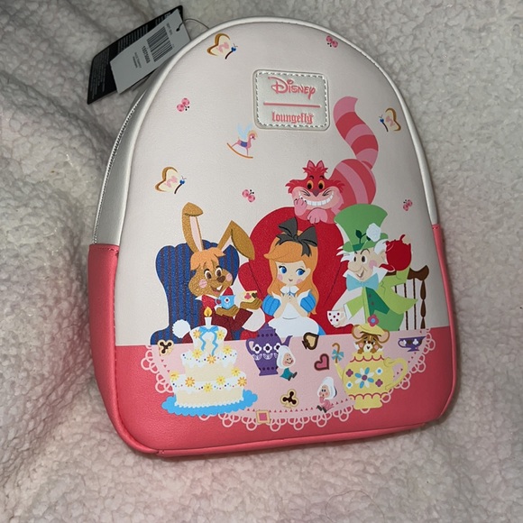 Loungefly NWT Disney Alice in Wonderland backpack - Picture 3 of 4